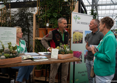 Jantine en Antonello van Jac Niekerk BV hadden veel goede gesprekken op de beurs