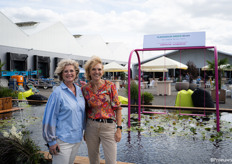 Marjolein Wieckardt, beursmanager PLANTARIUM|GROEN-Direkt samen met Sandra van Tol, PR en communicatie.