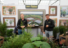 Alexander en collega van Van Oploo tuinplanten