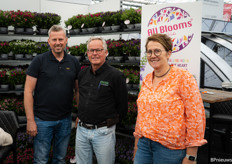 Bert Rietberg van Edens Plants met een duitse collega van Aflora