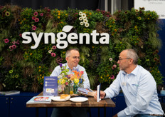 Gerton Derksen en Richard van der Hout van Syngenta