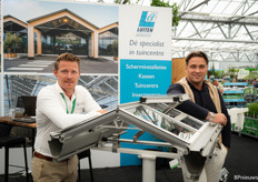 De mannen van Luiten Greenhouses, Mitchell van Rijsoort en Jeremy van der Meer