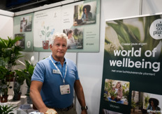 Arno Sanders vertelt maar al te graag over 'zijn' air so pure planten