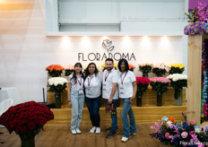 Het team van Floraroma in hun stand