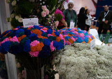 Hun rijstbloemen in verschillende kleuren