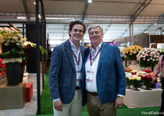 Sander en Robert Ilsink, vader en zoon van familiebedrijf Interplant Roses