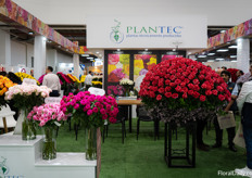 Op de Plantec stand, waar Interplant Roses deel van uitmaakt