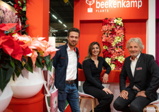 Het team van Beekenkamp, dat de stand deelde met Deliflor