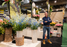 Wilco Koek, salesmanagement bij Royal FloraHolland bij de kwekers die hij vertegenwoordigt. 