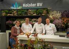 Ook bij Kolster is het een gezellige boel met Esmeralda van Lis, Robert-Jan Kolster, Marcel Salman en Wouter den Hollander