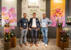 De mannen van Your Natural Orchid waren ook tevreden over de beurs 