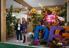 Sabine Joore en Gabriëlle van Leeuwen van de Dutch Flower Group