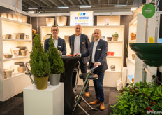 Jorg Swagemakers, Walter Alderden en Everhard de Bruin van De Bruin Plantpot. Nieuw is de Rotondo.