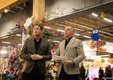 Jan van Dam en Marcel Zandvliet van de Dutch Flower Group