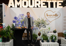 Nick Duijvestijn met de Amourette Agapanthus 