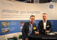 Dennis Vermeulen en Marco Graaf van Jenbacher gas engines
